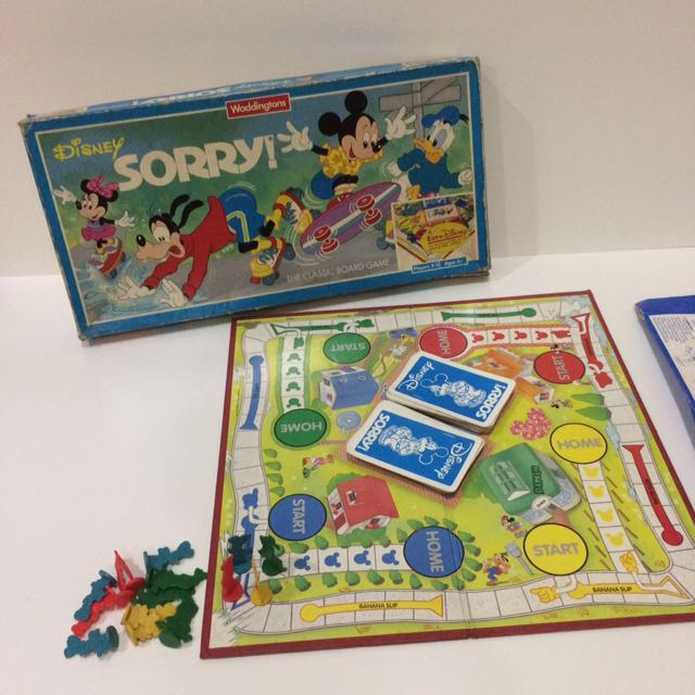 Disney Sorry Classic Board Game Disney Sorry Classic Board Game