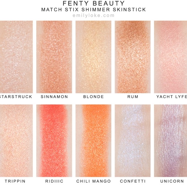 Fenty Beauty Match Stix Shimmer Trippin Beauty Personal Care