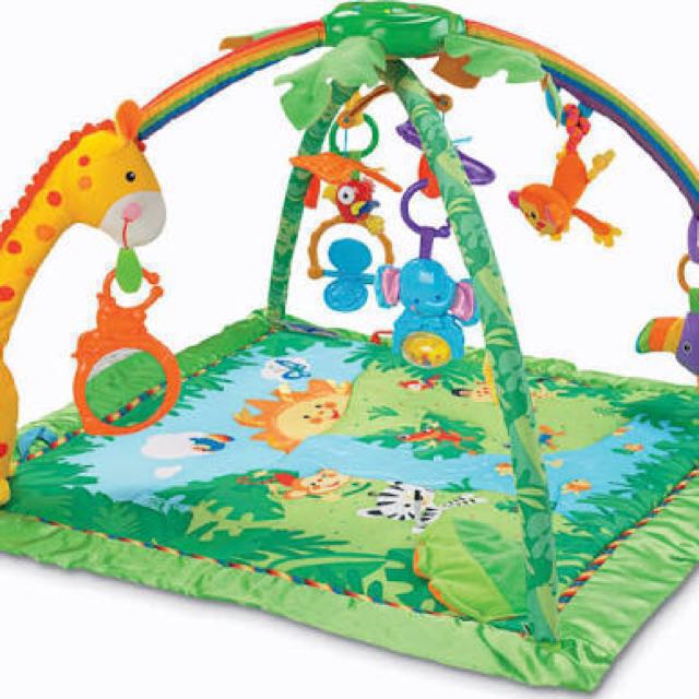 fisher price music and lights deluxe gym