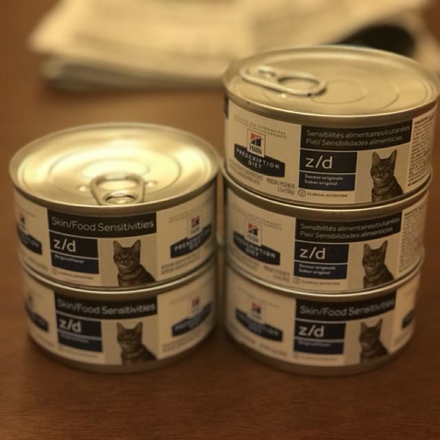 Hills Z D Canned Food X 5 For Cat Pets Supplies Pet Food On Carousell