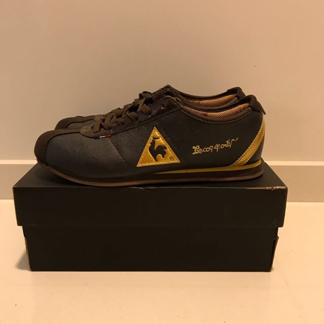 Le coq sportif wendon leather yellow hotsell