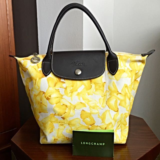longchamp le pliage flower
