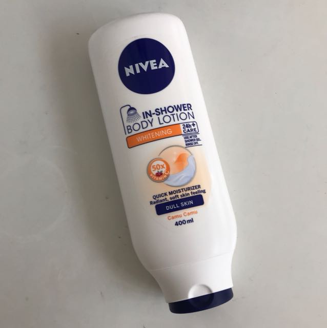 in shower lotion
