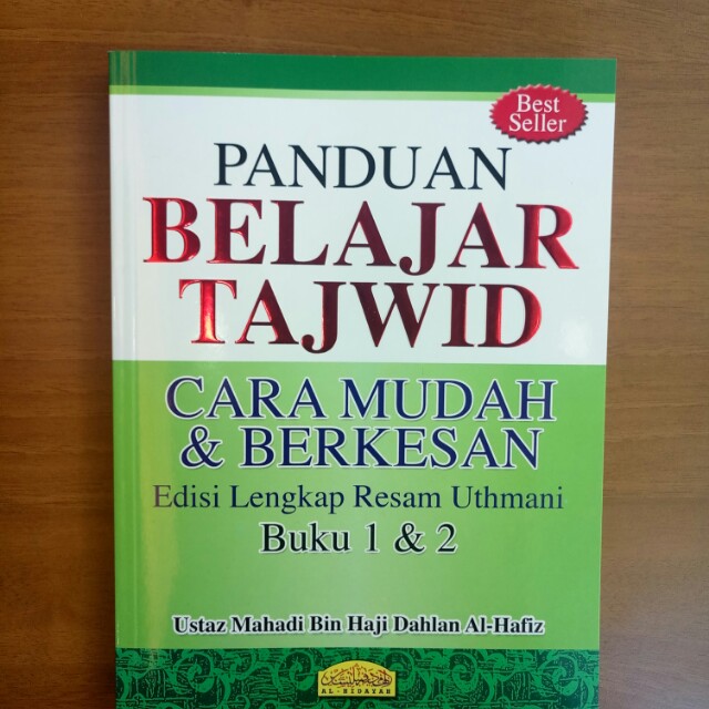 Panduan Belajar Tajwid Cara Mudah Dan Berkesan Edisi Lengkap Resm Uthmani Buku 1 2 Textbooks On Carousell
