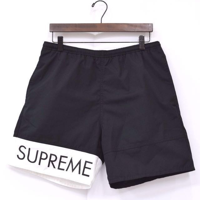 supreme shorts black