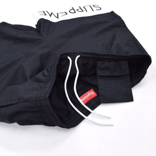 supreme banner shorts