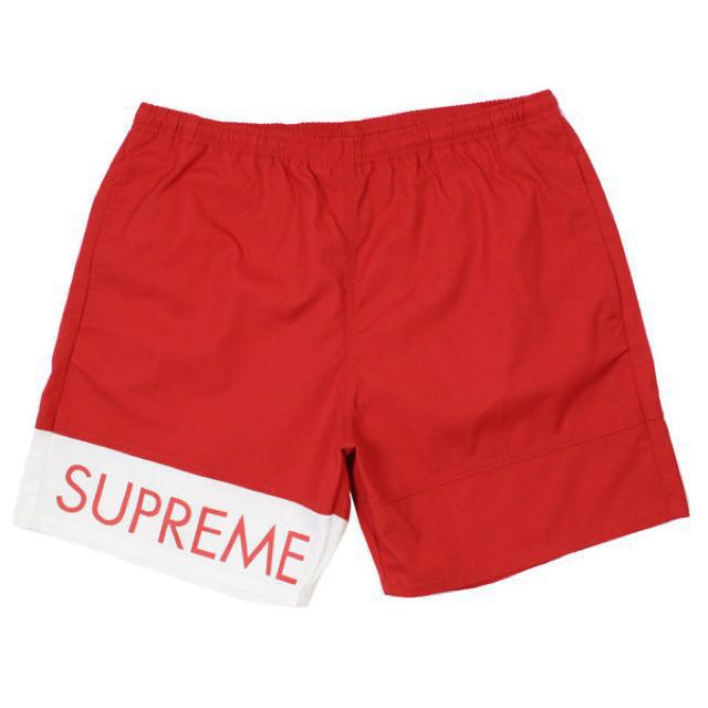 定番のお歳暮 supreme shorts 16ss Pink Banner banner water short メンズ