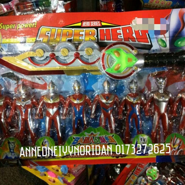 Ultraman set, Hobbies & Toys, Toys & Games on Carousell