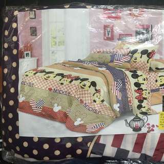 Double Size Bed Sheet And 2 Pcs. Pilow Case