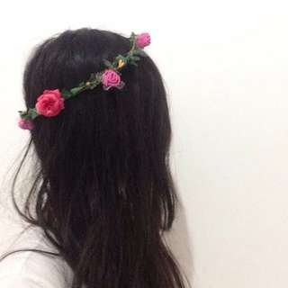 Flower crown - aksesoris kostum