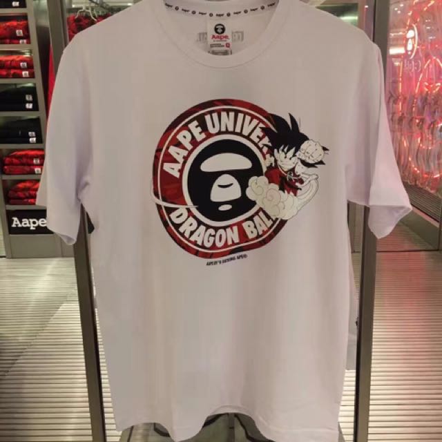 Aape Dragon Ball Limited Edition Tee Men S Fashion Clothes On