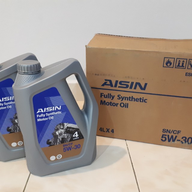 Aisin Fully Synthetic Engine Oil 5w30 4 litres, Auto Accessories on