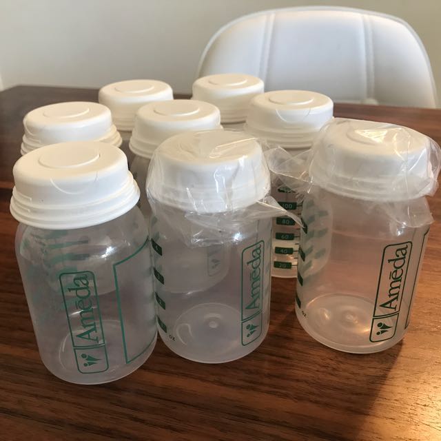 Ameda Storage Bottles, New Valves, Babies & Kids, Nursing & Feeding, Breastfeeding & Bottle