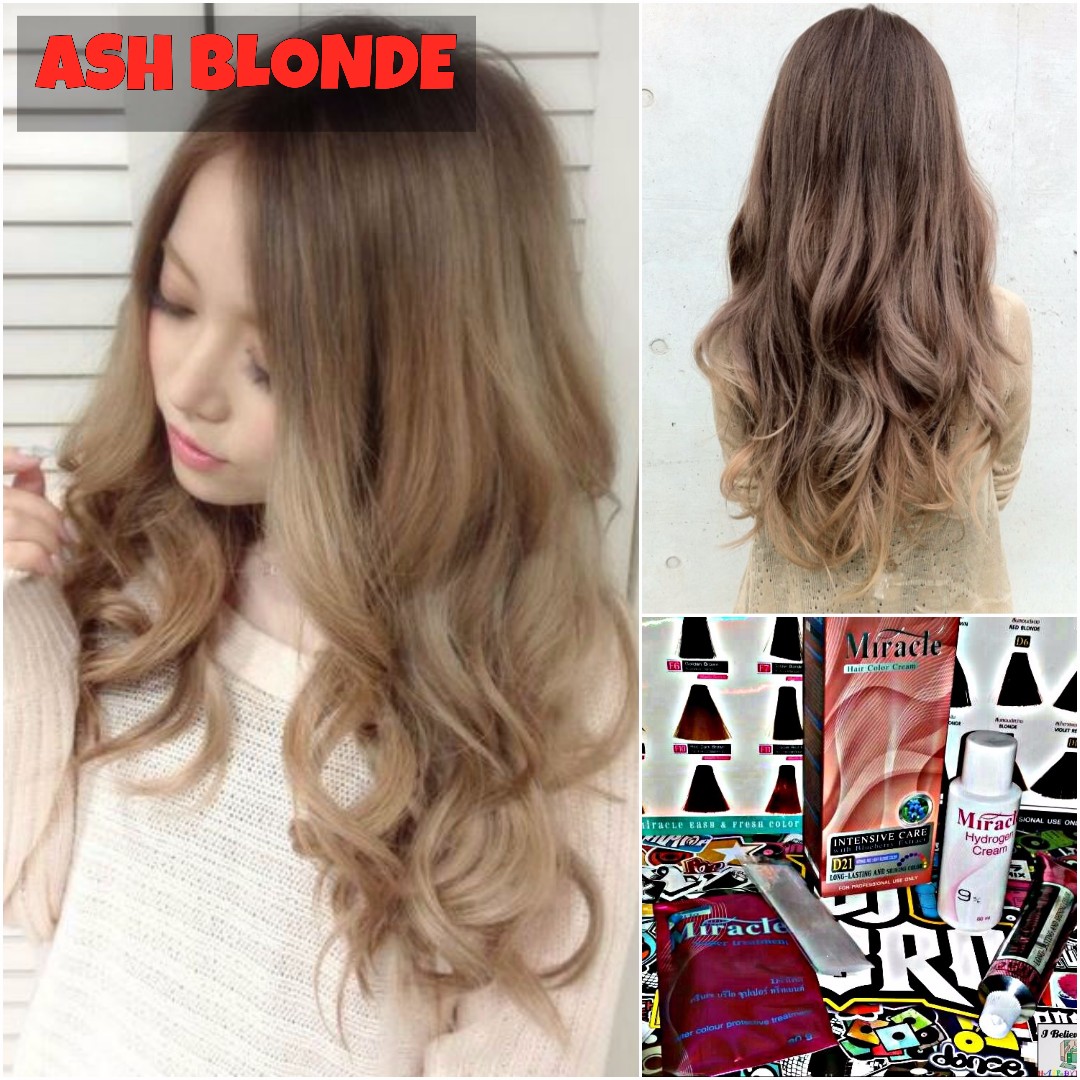 Ash Blonde Hair Dye Color Health Beauty Hair Care On Carousell