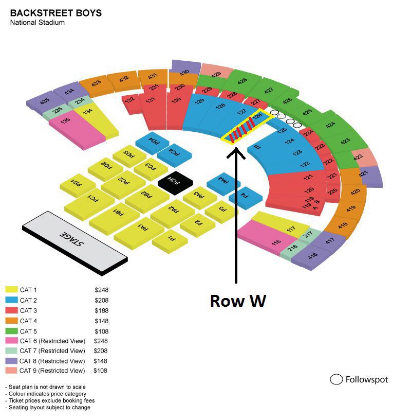 Backstreet Boys Larger Than Life Singapore World Tour Category 2 Entertainment Events Concerts On Carousell