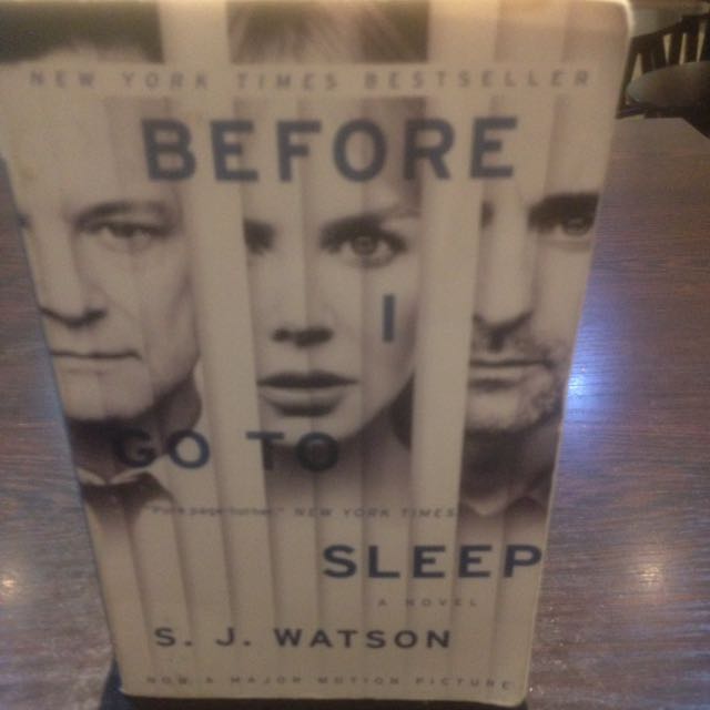 Before I Go To Sleep A Novel By S J Watson Books Stationery