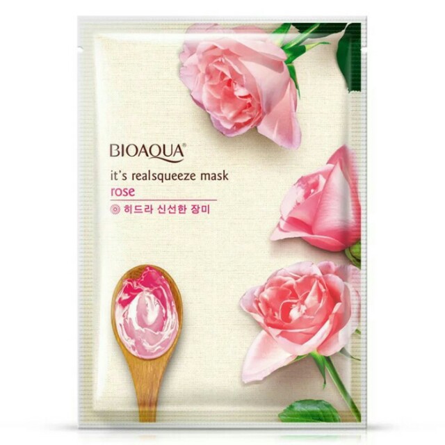 Bioaqua Rose Mask Kesehatan Kecantikan Kulit Sabun Tubuh Di Carousell