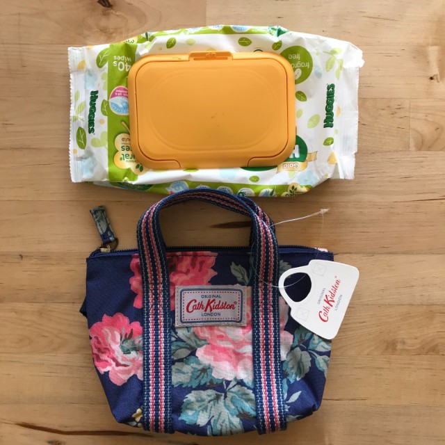 BNWT Cath Kidston Antique Rose Large Overnight Bag Charm