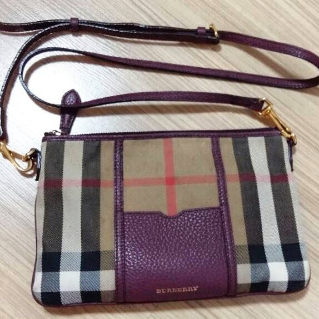 burberry peyton housecheck crossbody bag