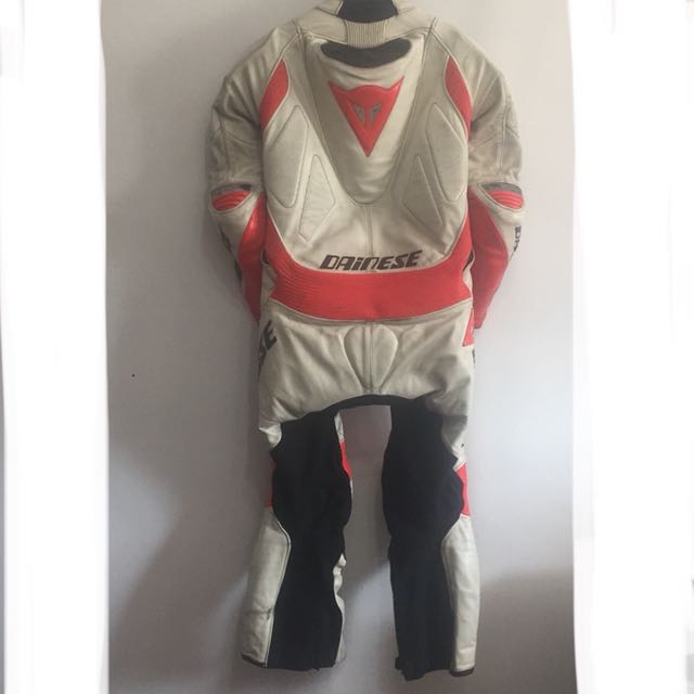 Dainese T. Redline P. Estiva leather suit Size 46 Motorcycles Motorcycle Apparel on Carousell