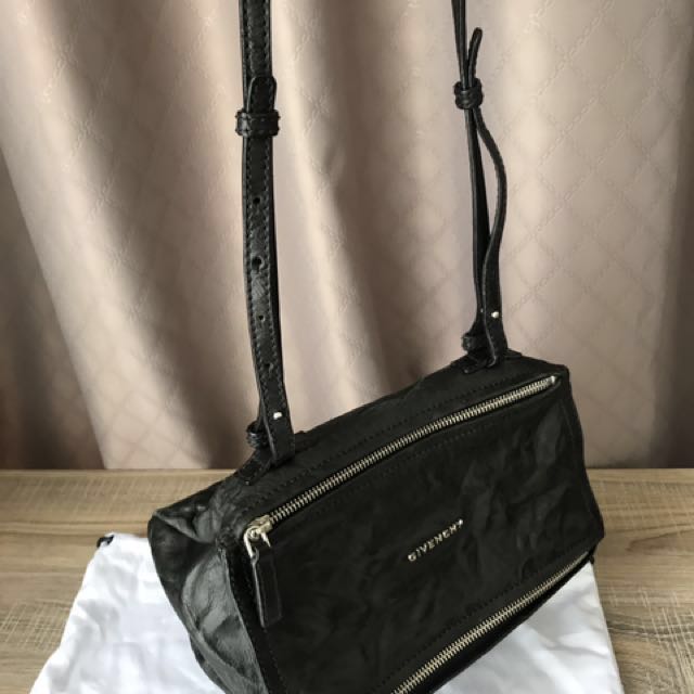 Givenchy pandora washed leather top