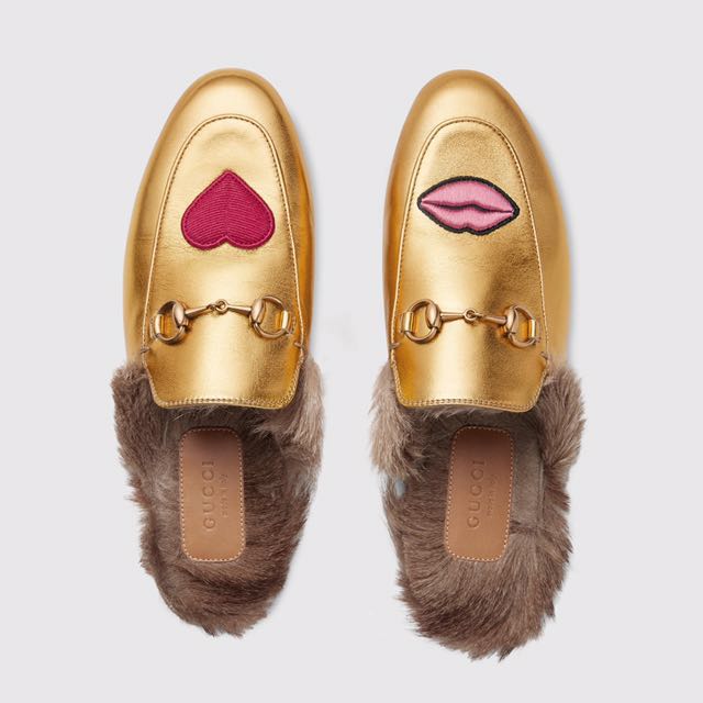 Gold gucci clearance princetown