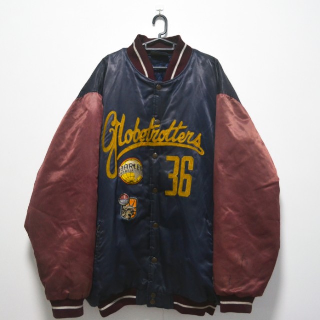 Harlem Globetrotters Varsity Jacket, Men's Fashion, Tops & Sets ...
