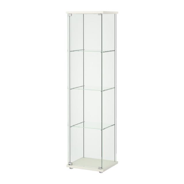 IKEA Detolf Glass Display White, Furniture & Home Living