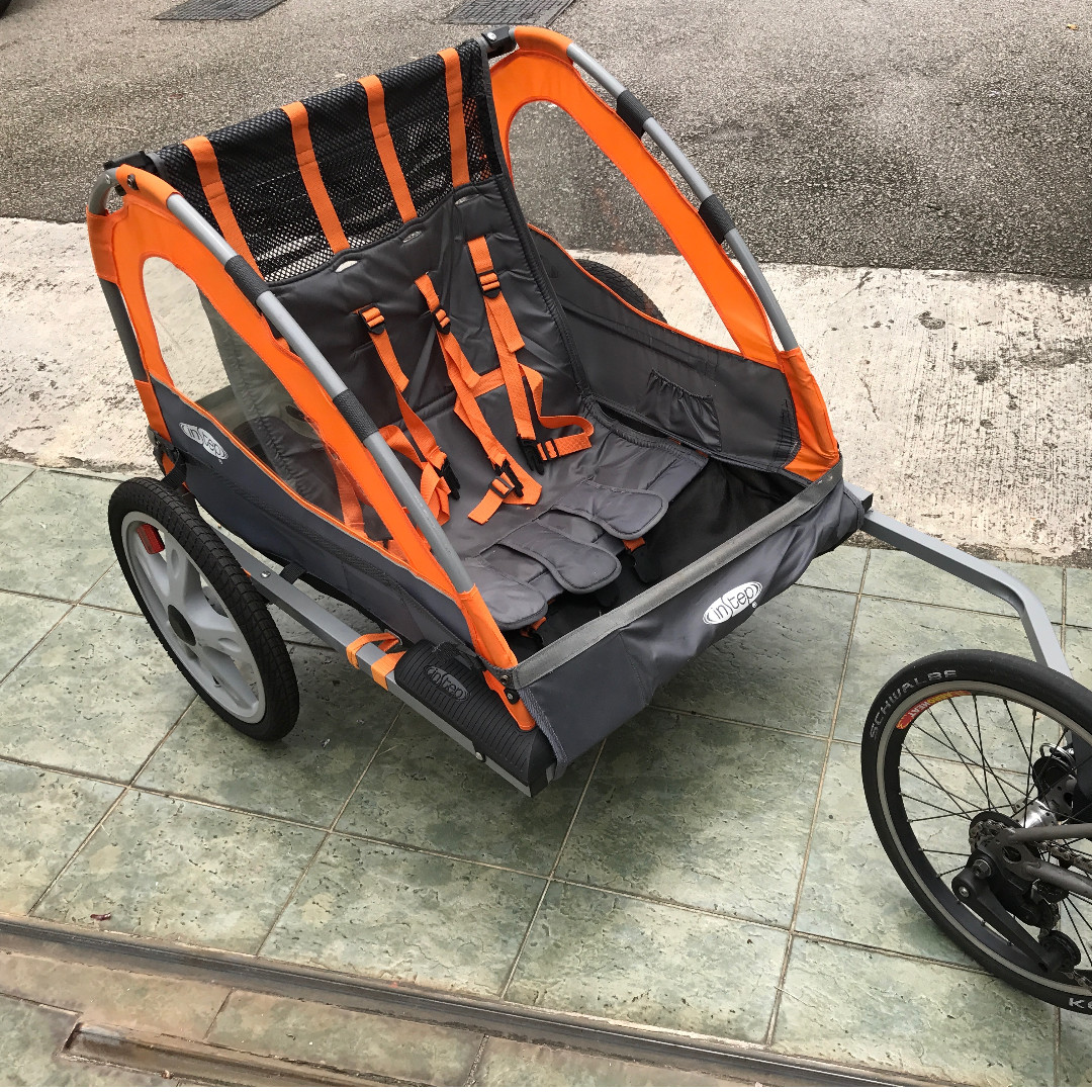 instep two seat bicycle trailer