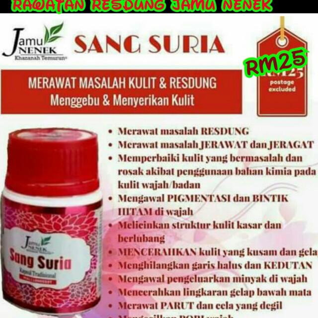 Jamu Nenek Sang Suria Health Beauty Skin Bath Body On Carousell