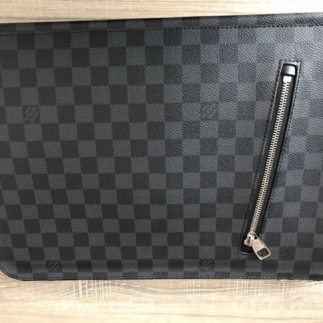 LV A4 Document Holder, Luxury, Bags & Wallets on Carousell