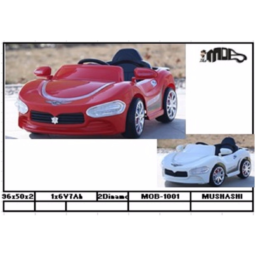 Mainan Anak Mobil Aki Mushahi MOB 1001 Toys Collectibles