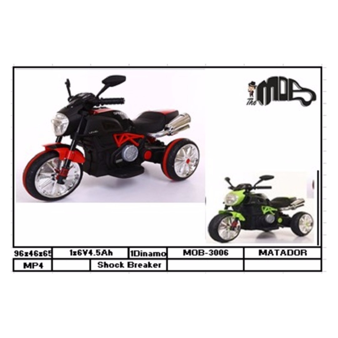 Mainan Anak Motor Aki Matador MOB 3006 Toys Collectibles