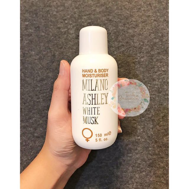 MILANO ASHLEY WHITE MUSK HAND BODY MOISTURIZER