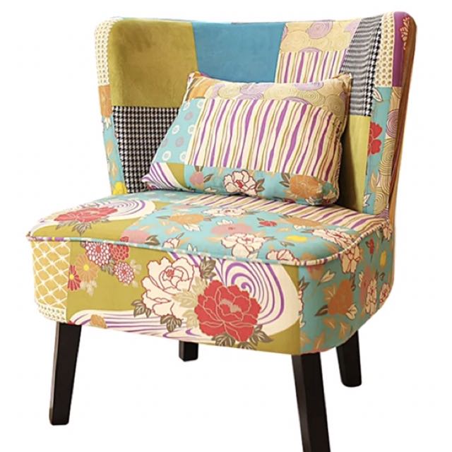 Modern Stylish Minimalist Sofa Chair With Prints Furniture Tables Chairs On Carousell