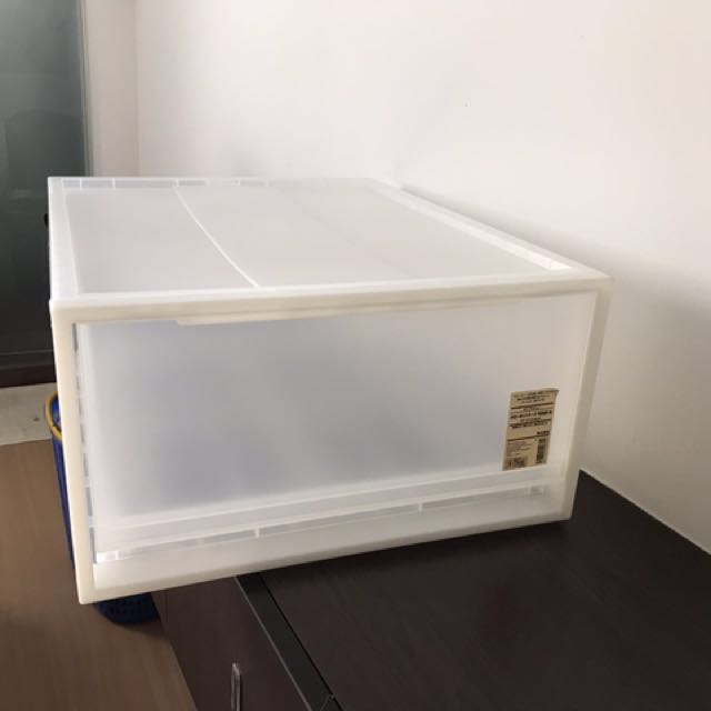 Muji Storage box, Furniture & Home Living, Home Improvement