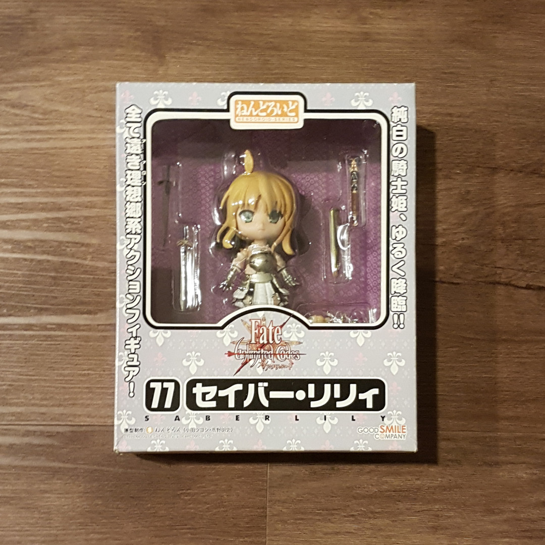 Nendoroid No 077 Fate Unlimited Codes Saber Lily Re Run Toys Games Bricks Figurines On Carousell - saber lily roblox