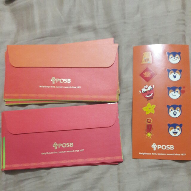 Posb red packets Ang Pow, Everything Else on Carousell