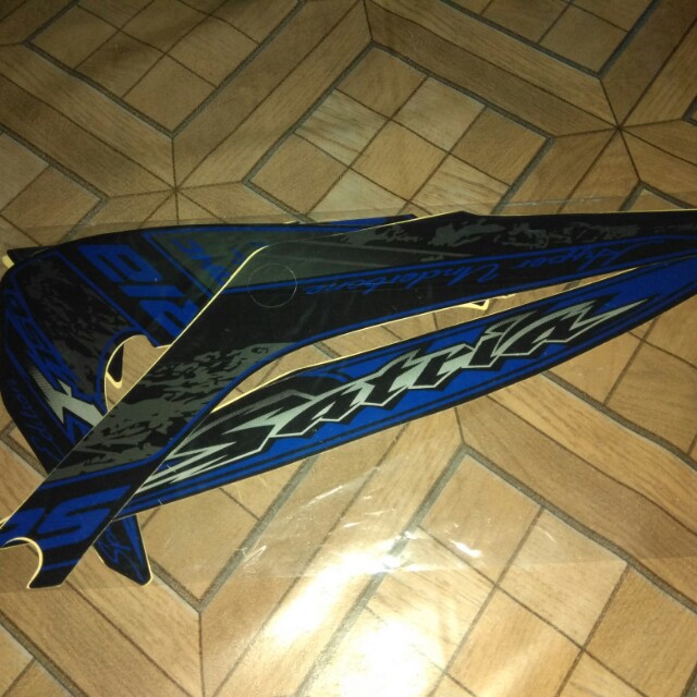 Stiker Motor Satria Fu Black Fire Se 2012 Motorbikes On Carousell