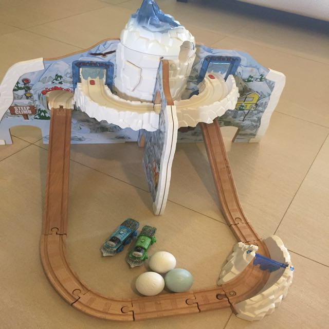 Rumble & Race Avalanche Snowy Mountain Set Part 1 2 6 7 THOMAS WOODEN RAILWAY 