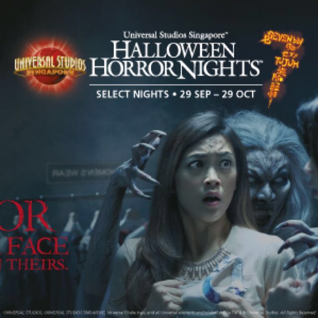 USS HHN Halloween Horror night ticket open date, Tickets & Vouchers