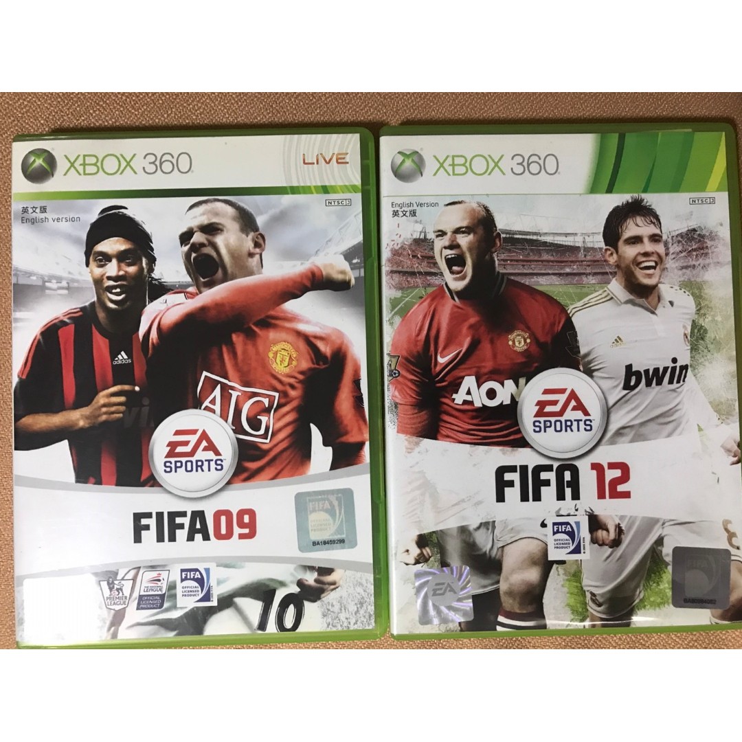 Xbox 360 Fifa 09 & 12