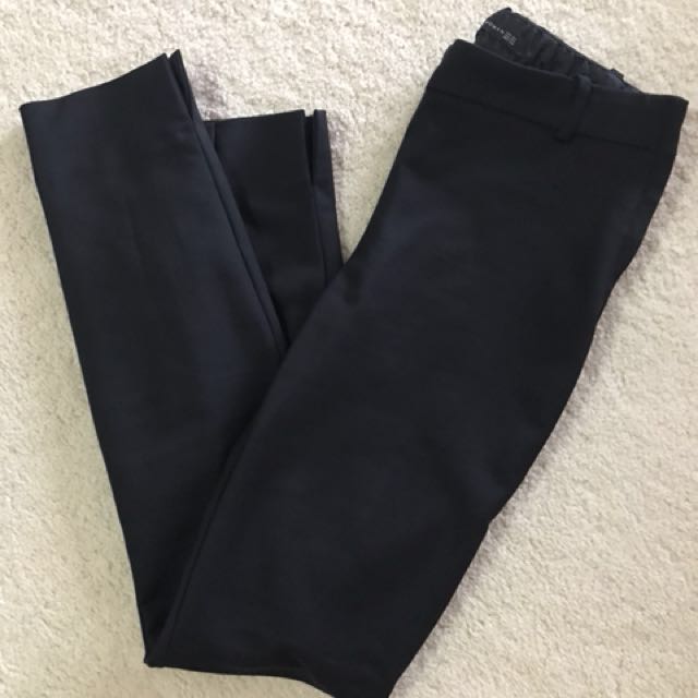 zara ladies black trousers