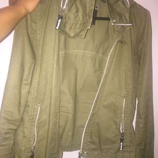 Bench olive green windbreaker/ jacket