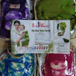Gendongan Depan Baby Bayi HIPSEAT SCOT BABY FAMILY MOMS BABY Special edition SNI .