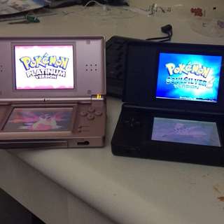 Nintendo Ds amnd Dsi with pokemon soul silver and platinum