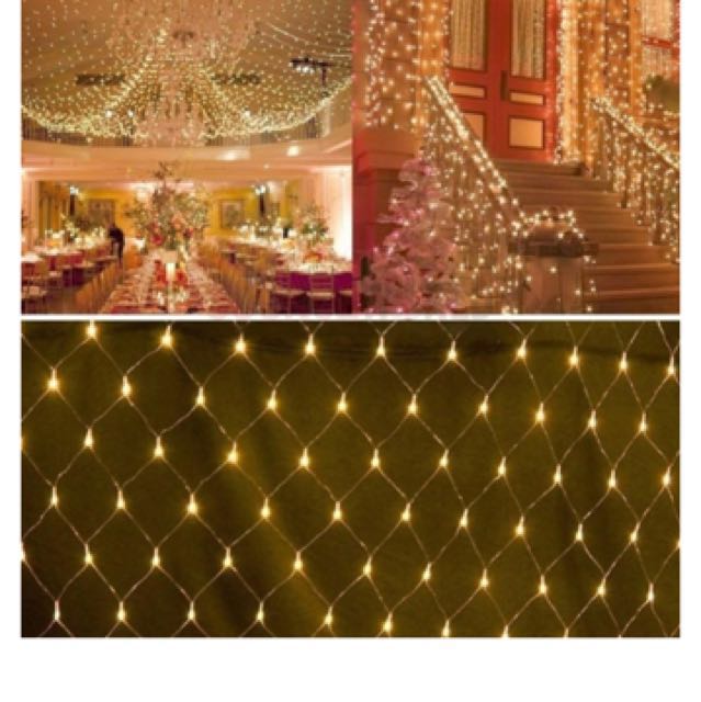 6M X 4M Indoor/Outdoor LED Yellow lights, Furniture & Home Living
