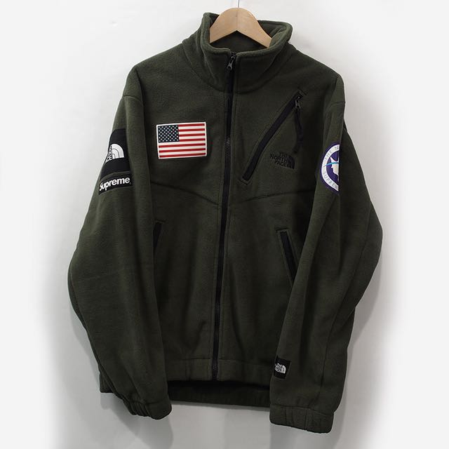 north face supreme fleece jacket