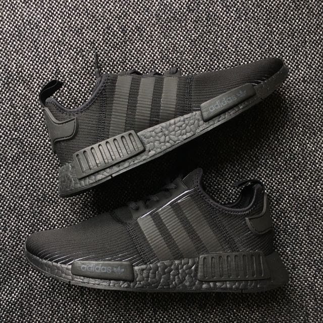 nmd triple black reflective