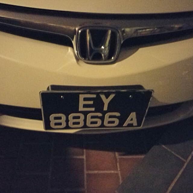 Auspicious car number plate, Car Accessories on Carousell